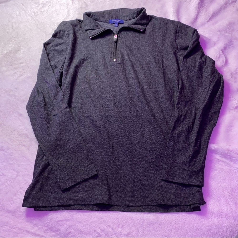 Grey Quarter Zip
